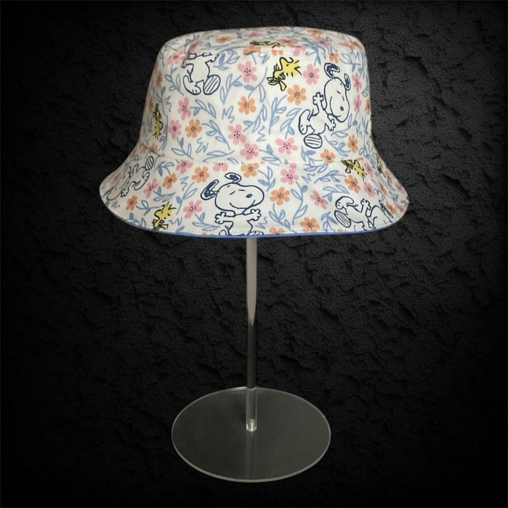 Floral Snoopy Bucket Hat
